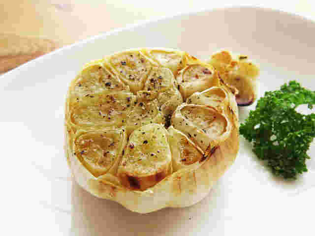 にんにくのホイル焼き