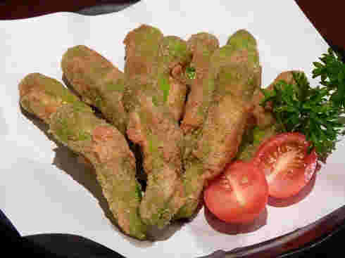 ししとうの肉詰めフライ
