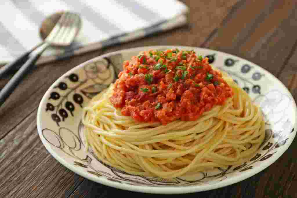 おからで作ったミートソース