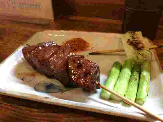 焼き鶏のレバー