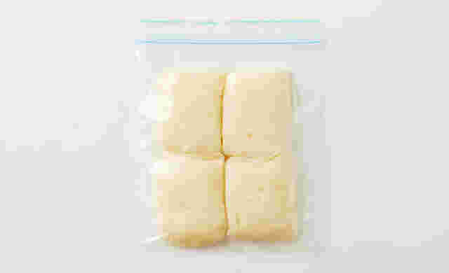 マッシュポテトの冷凍例