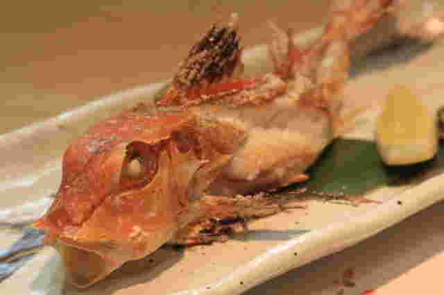 ホウボウの塩焼き