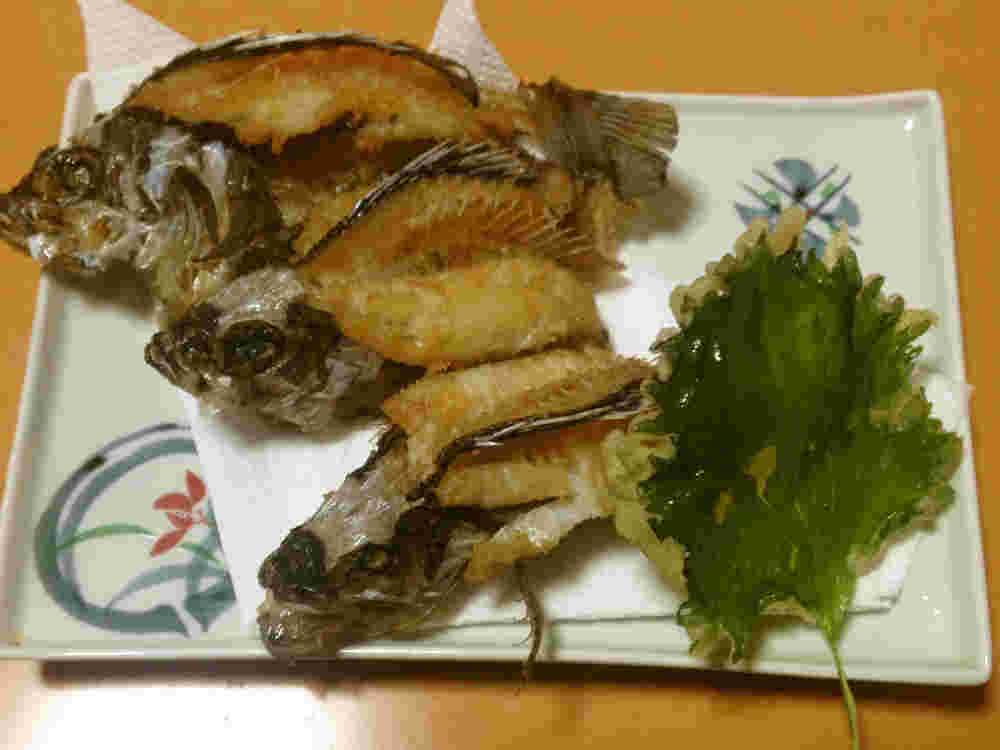 メバルの素揚げ