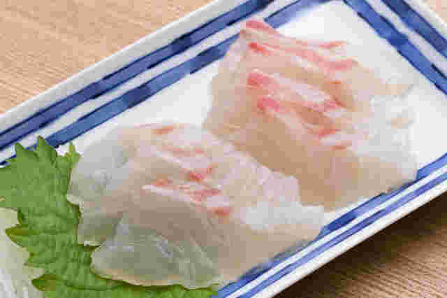 鯛の刺身