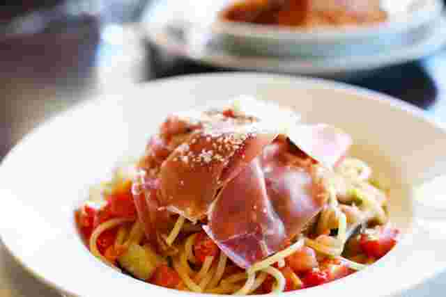 生ハムパスタ