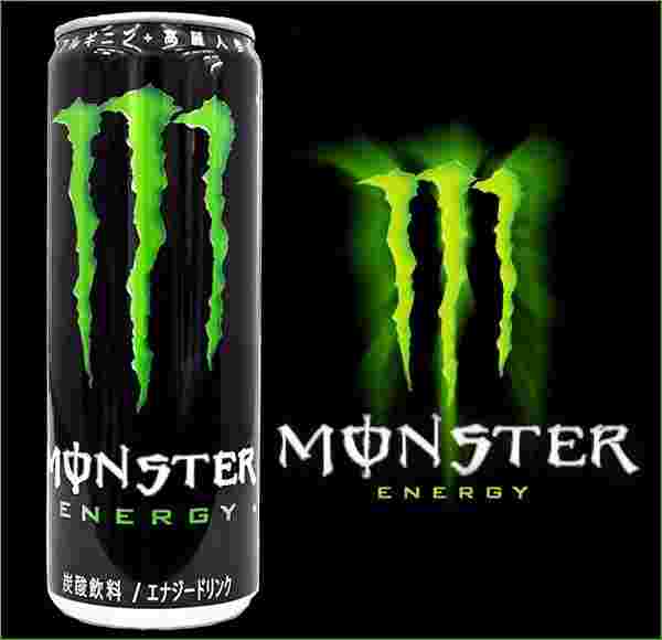 モンスターエナジーの缶とロゴ