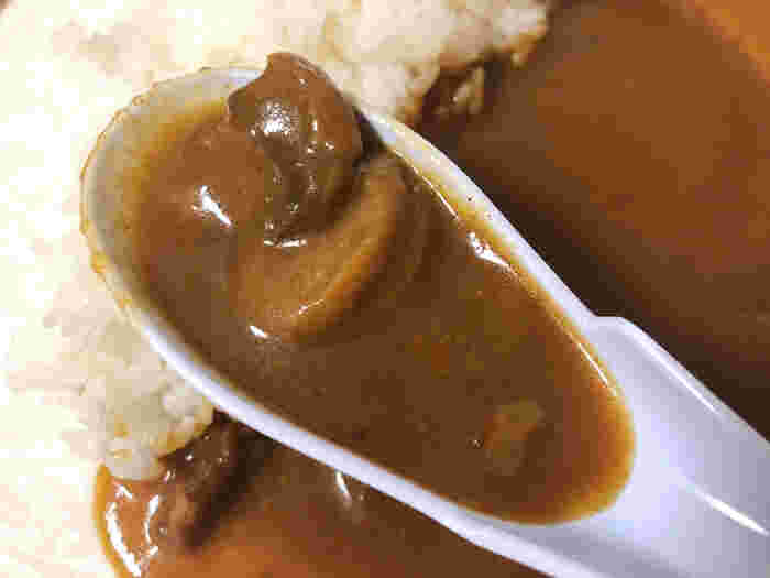 レトルトカレーをのせたスプーン