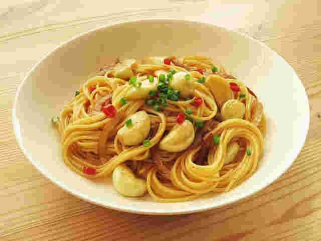 ニンニクの和風パスタ
