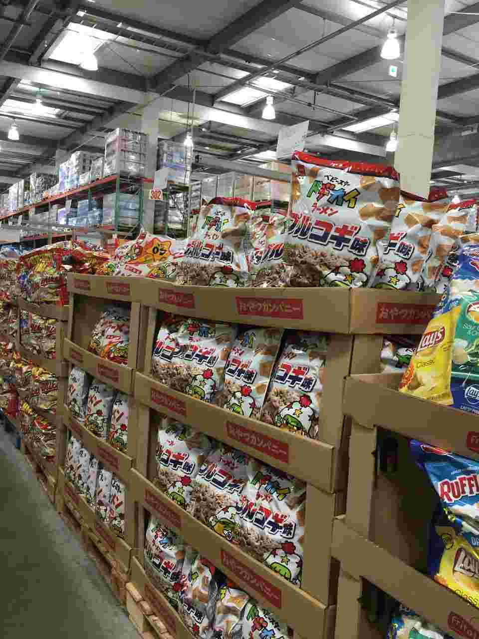 コストコのお菓子売り場