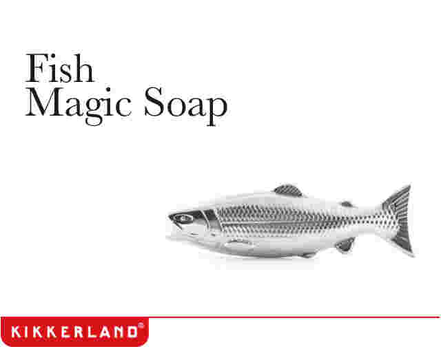 KIKKERLAND(キッカーランド ) Fish Magic Soap (フィッシュ マジック ソープ)