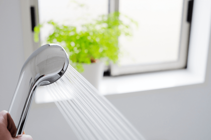50℃以上のお湯をかける