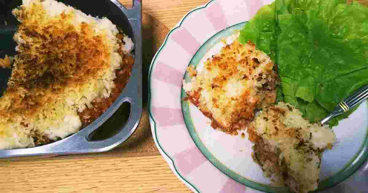 コストコのトマトソースで作るスコップコロッケライス