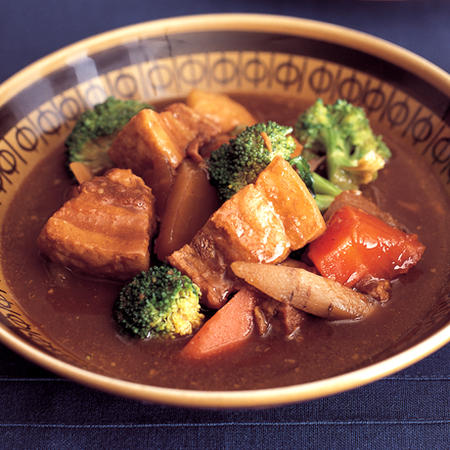 煮豚のスープカレー