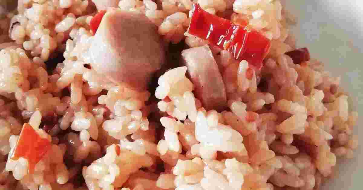 ドライトマトと生フランク御飯のイメージ