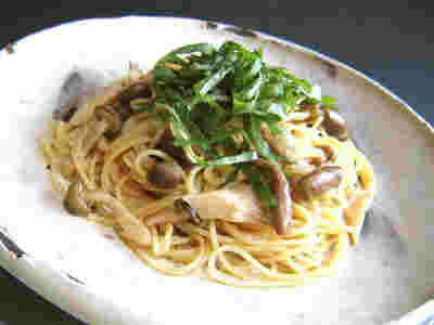 和風のきのこパスタ