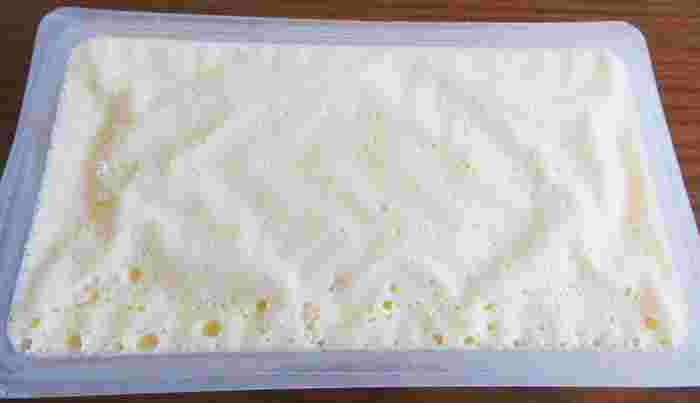 パッケージをあけてみたリッチチーズケーキ