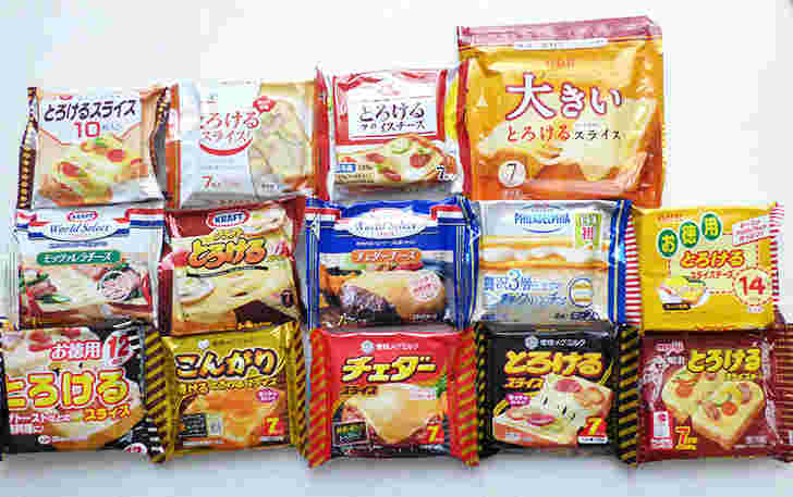 14種類の市販のとろけるチーズ