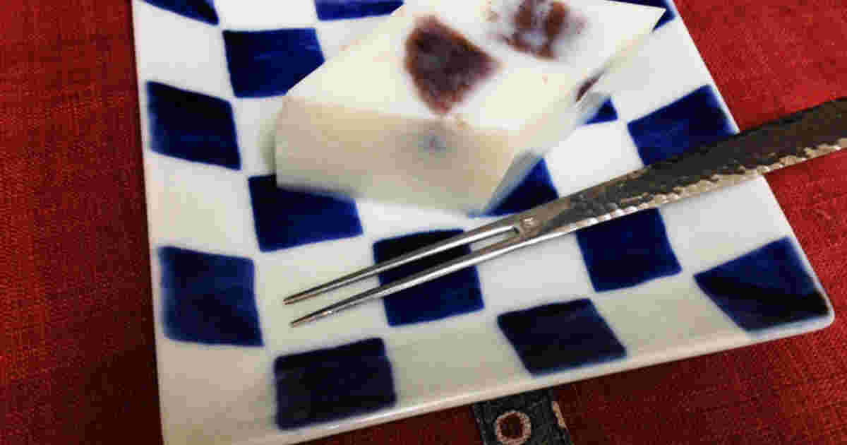水ようかん入り牛乳寒天