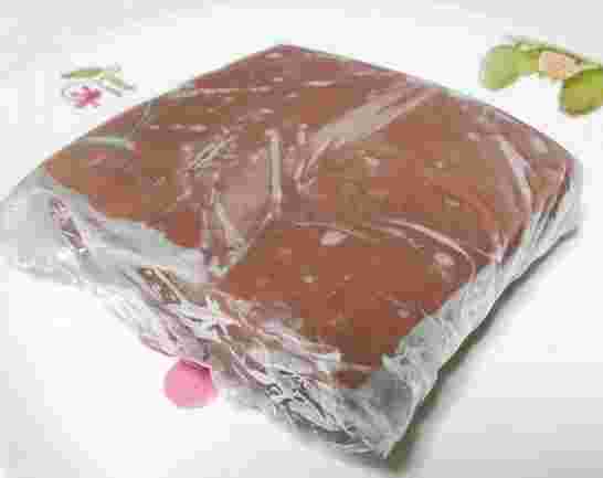 冷凍した業務スーパーの水ようかん