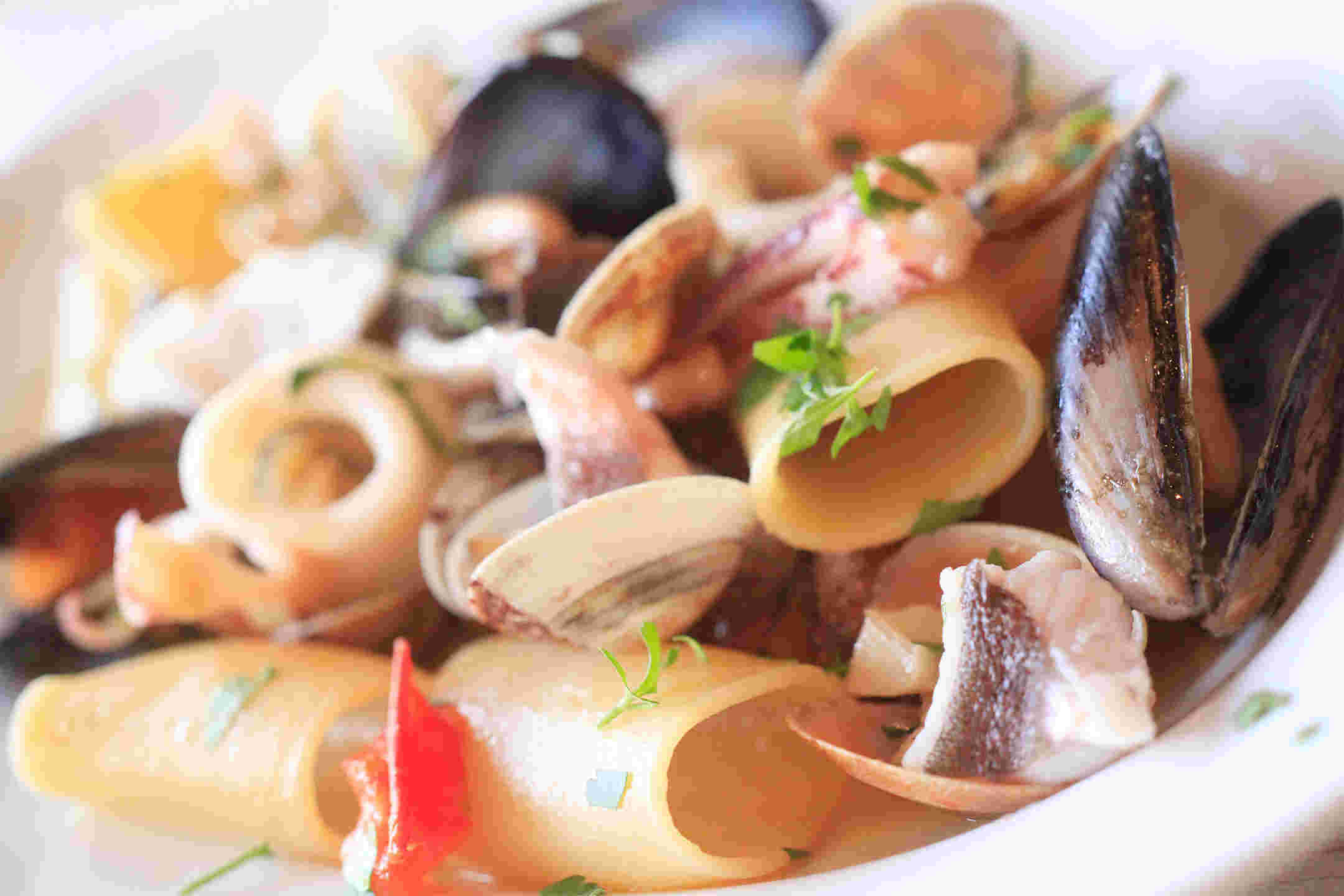 魚介のパスタ