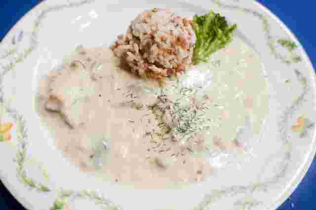 サラファンのビーフストロガノフ