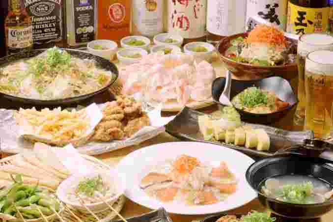 さんぱち家の料理とお酒各種