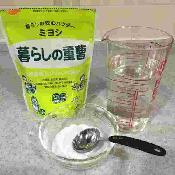 重曹水の材料の画像