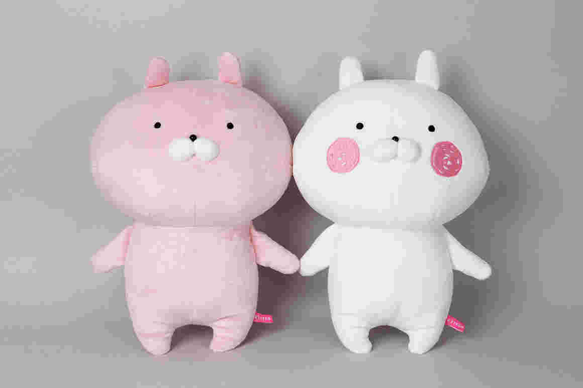うさぎのぬいぐるみの画像