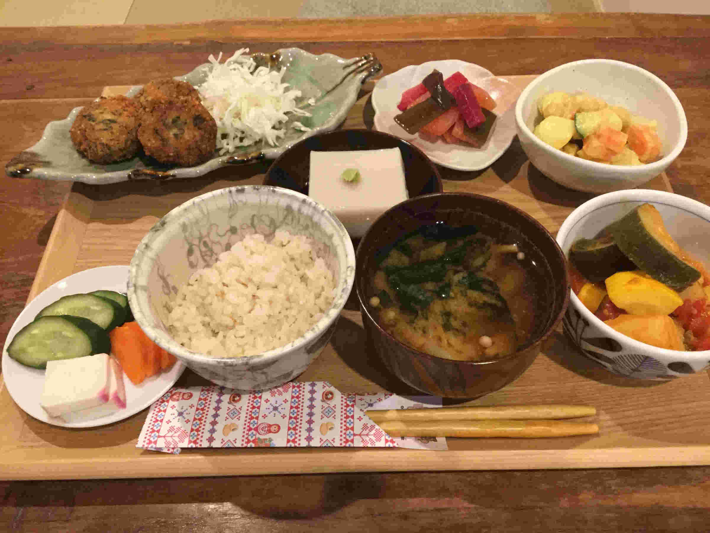 カフェ分福のランチセット