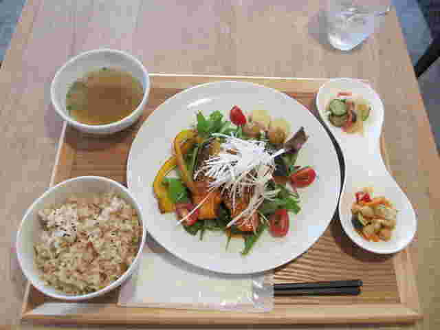 light side cafeのランチセット