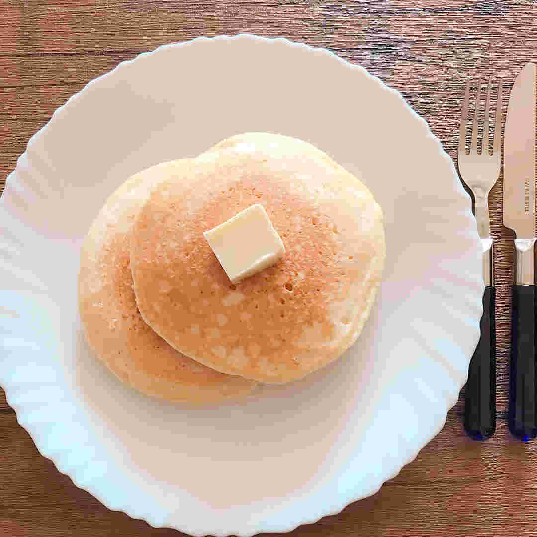 ホットケーキミックスの代用したホットケーキ