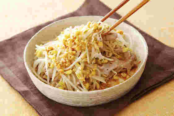 豆もやしの料理