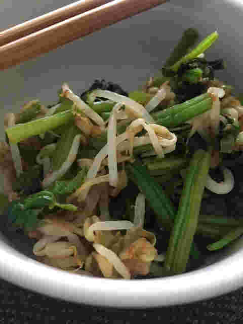 ほうれん草ともやしのおひたし