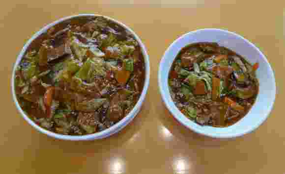 我流食堂のデカ盛りメニュー「スタミナラーメン」