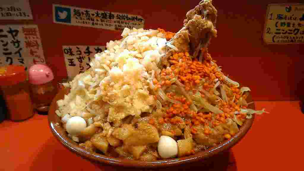 大盛軒のデカ盛りメニュー「漢盛り」