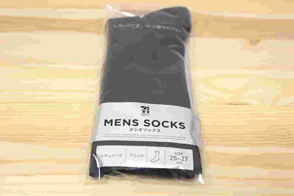 セブンイレブンのメンズソックス