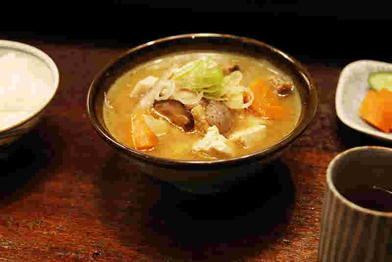 隠し味が入った豚汁