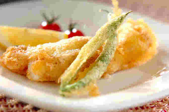 野菜と白身魚のフリット