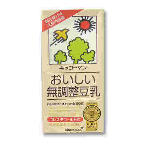 キッコーマンのおいしい無調整豆乳