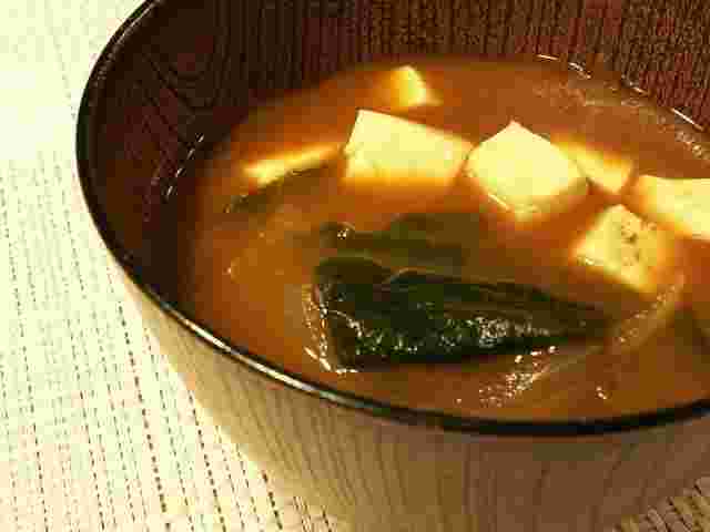 赤味噌の味噌汁