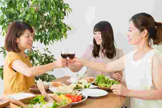 ワインで楽しむ女子会