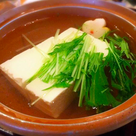 料亭の湯豆腐