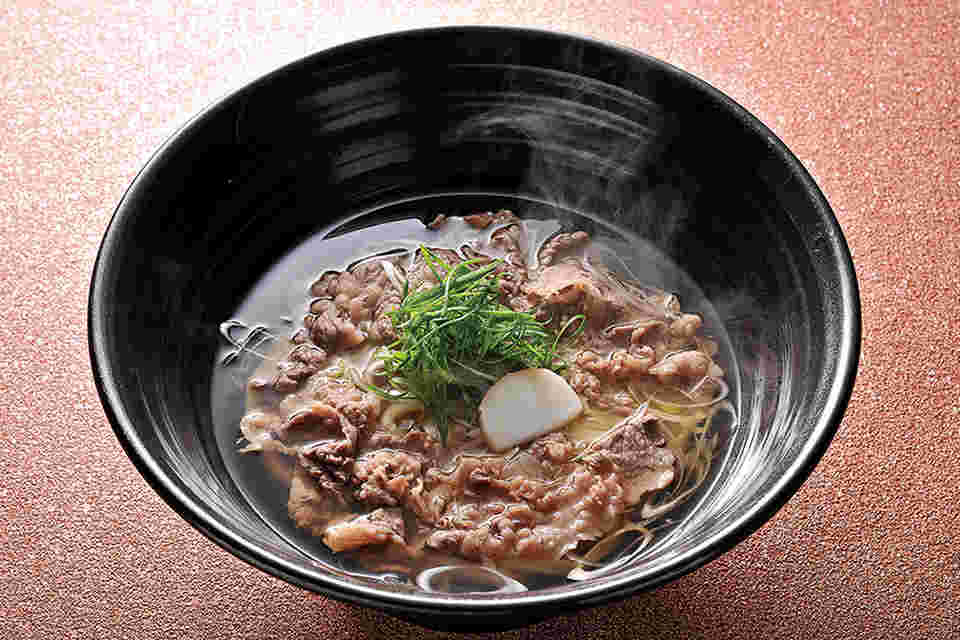 つるとんたんおすすめの肉のおうどん