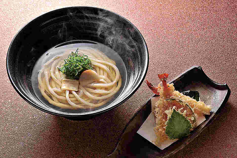つるとんたんおすすめの天扶良のおうどん