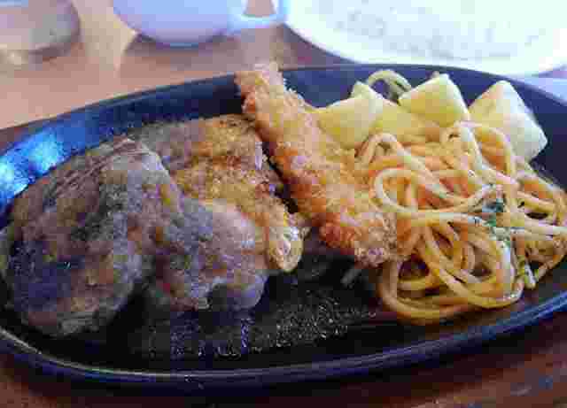 ステーキ宮のミックスランチ