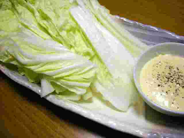 生の白菜ディップ