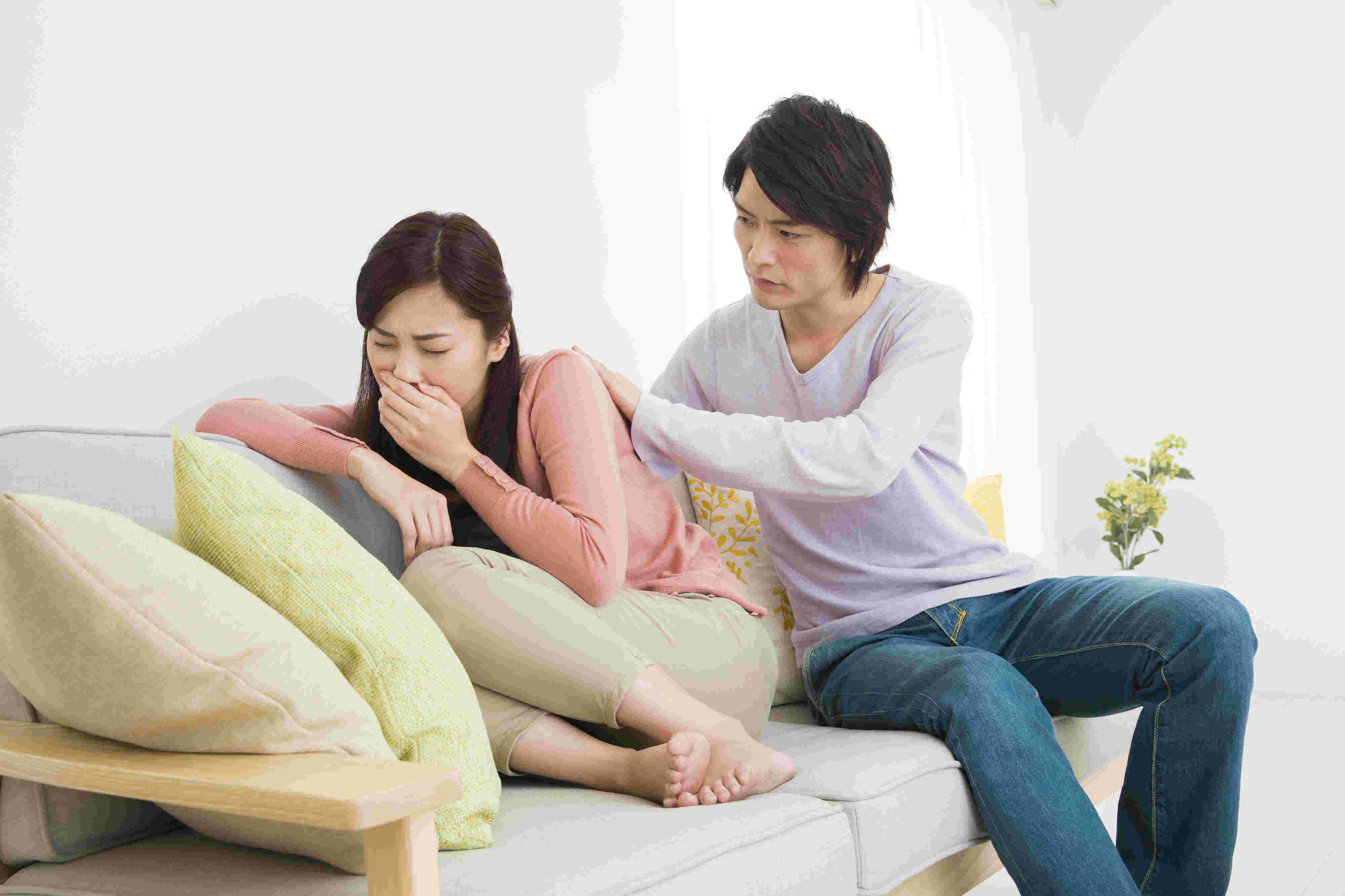 つわりを催している妊婦