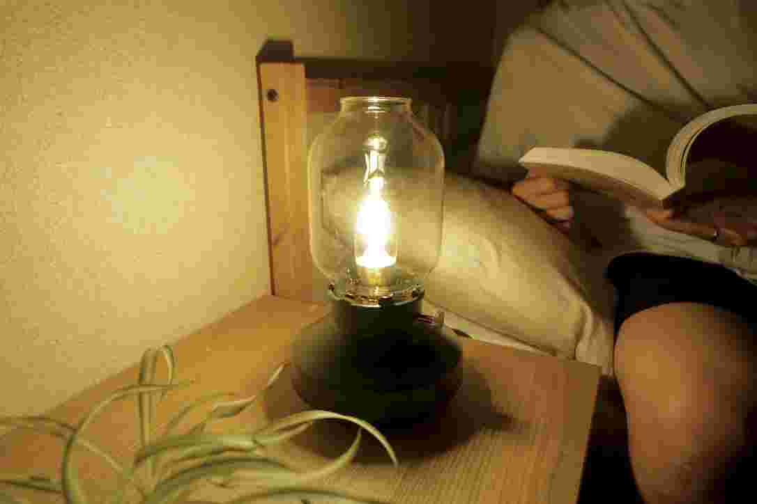 IKEAのオシャレなE17電球の画像