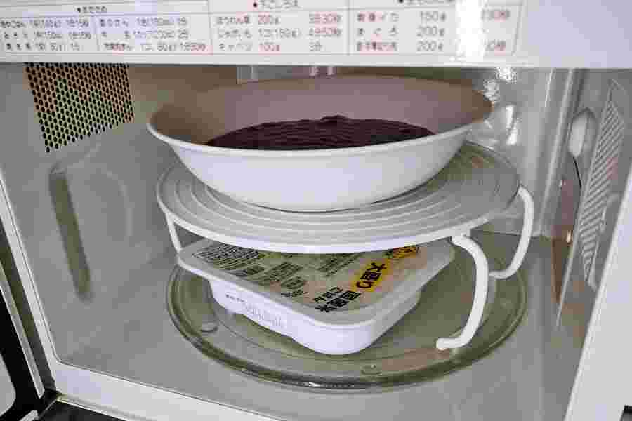 同時に電子レンジで温めたい時に、便利グッズの使い分けで上手に節約できる参考画像