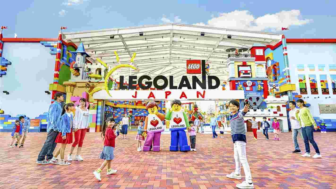 レゴランドの入り口風景